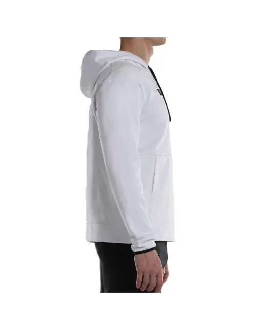 Sudadera Bullpadel Yambo Blanco | Ofertas de pádel